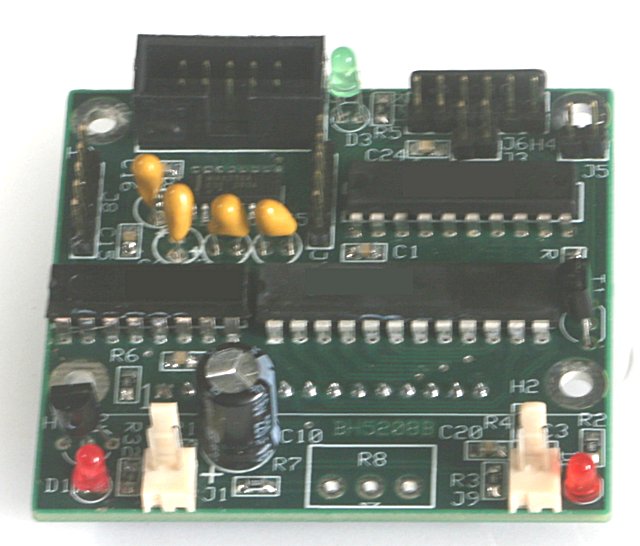 RS232C adapter to 8-bil LCD